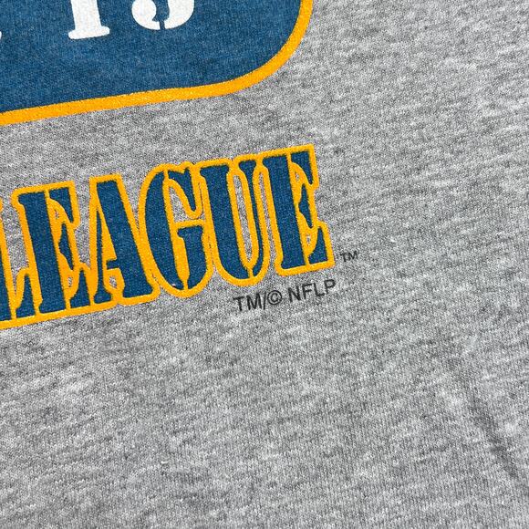 Vintage 90s Joy Athletic Kurt Warner St. Louis Rams NFL T-Shirt Gray Football - Picture 8 of 9